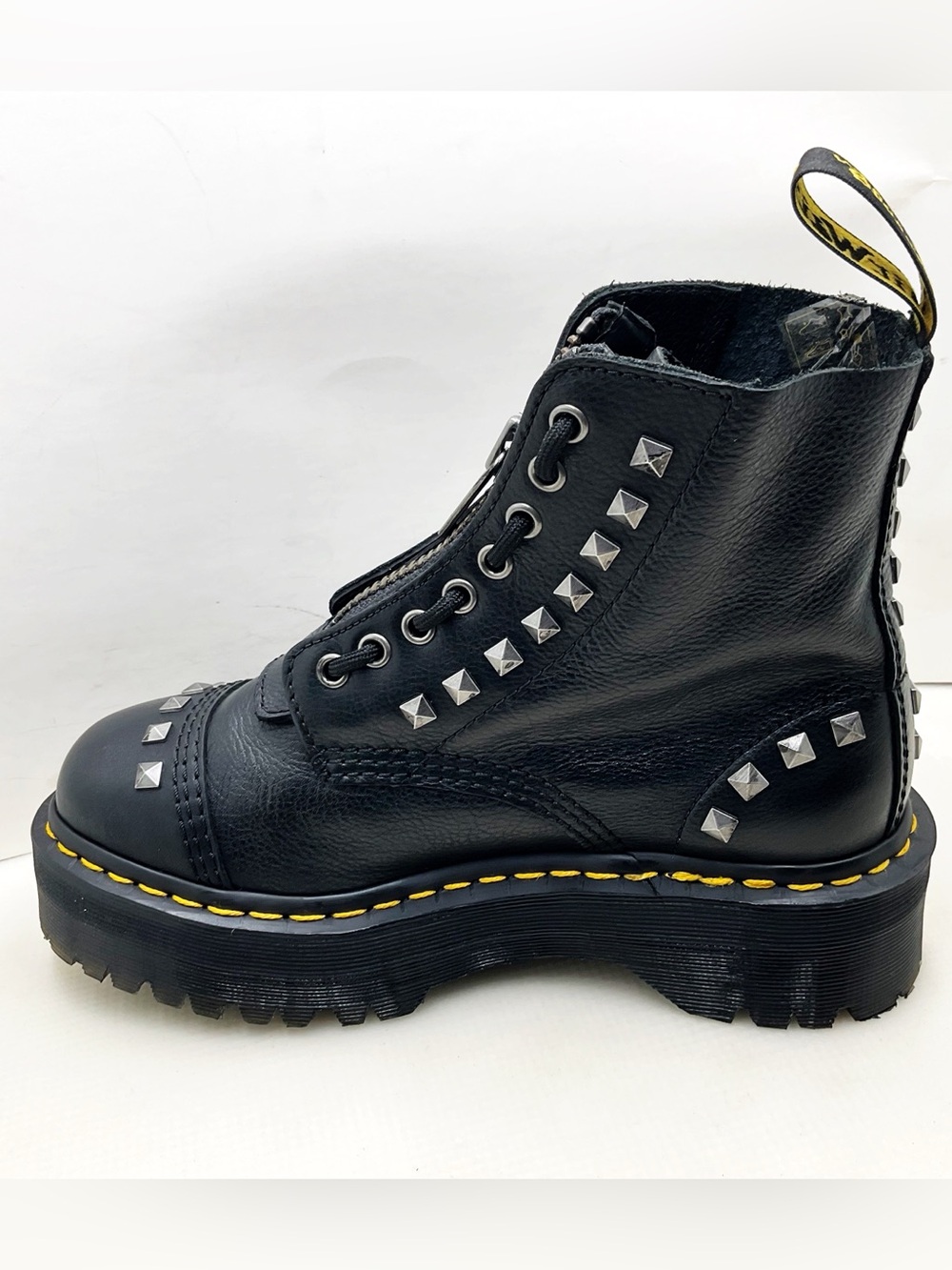 {Dr. Martens} Sinclair Studded Zip Combat Boots - Picture 3 of 16